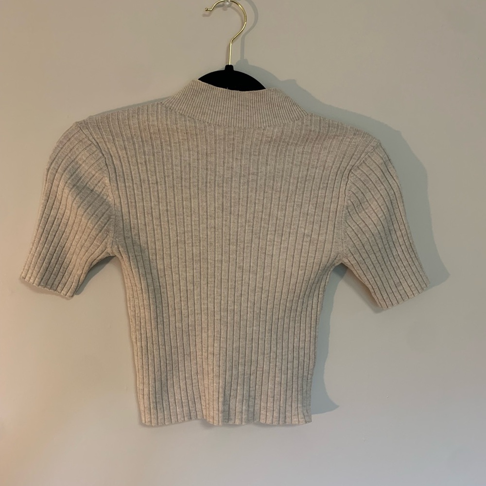 a new day Ribbed Sweater in Cream
